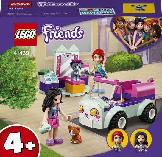 LEGO Friends, klocki Samochód do pielęgnacji kotów, 41439 LEGO