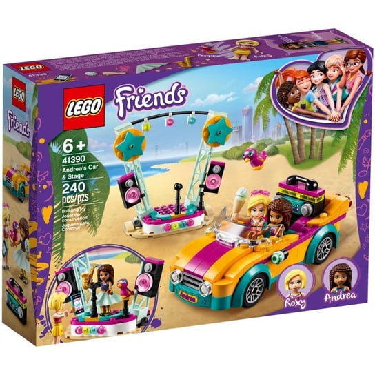 LEGO Friends, klocki Samochód i scena Andrei, 41390 LEGO