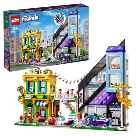 LEGO Friends, klocki, Sklep wnętrzarski i kwiaciarnia w śródmieściu, 41732 LEGO