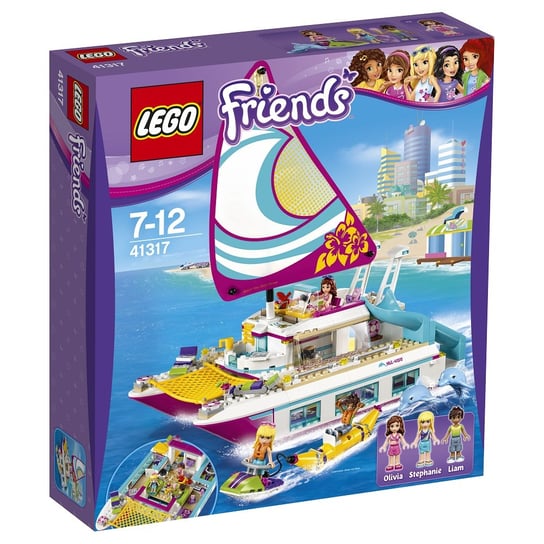 LEGO Friends, klocki słoneczny Katamaran, 41317 LEGO