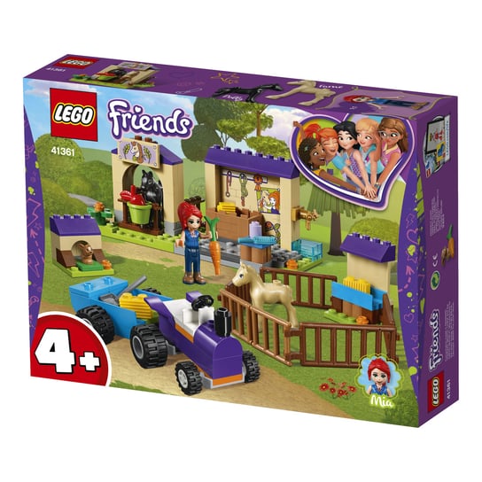 LEGO Friends, klocki, Stajnia ze źrebakami Mii, 41361 LEGO