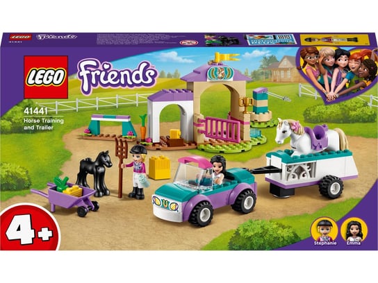 LEGO Friends, klocki, Szkółka jeździecka i przyczepa dla konia, 41441 LEGO