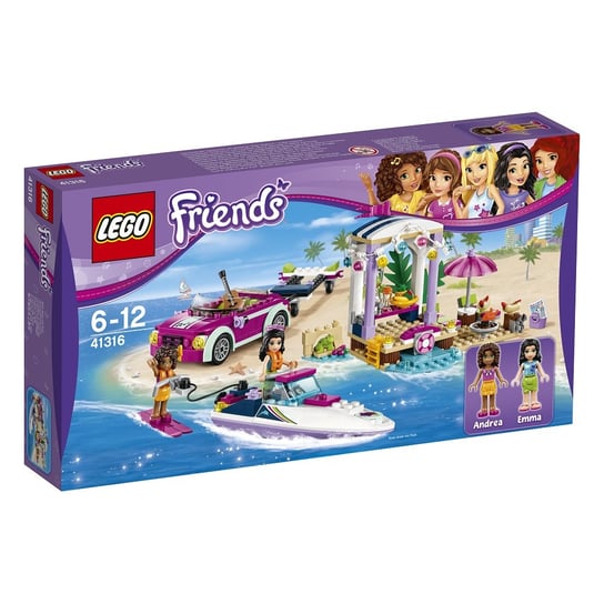 LEGO Friends, klocki, Transporter motorówek Andrei, 41316 LEGO