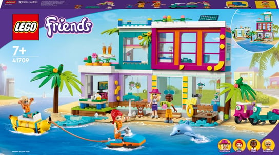 LEGO Friends, klocki, Wakacyjny domek na plaży, 41709 LEGO