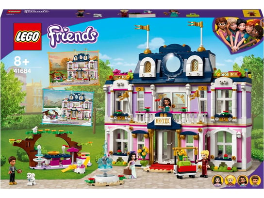 LEGO Friends, klocki, Wielki hotel w mieście Heartlake, 41684 LEGO