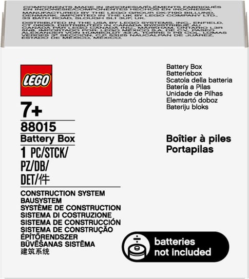 LEGO Functions, Schowek Na Baterie, 88015 LEGO
