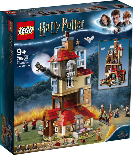 LEGO Harry Potter, klocki, Atak na Norę, 75980 LEGO