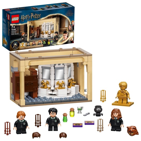 LEGO Harry Potter, klocki, Hogwart: pomyłka z eliksirem wielosokowym, 76386 LEGO