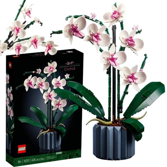 Lego Icons 10311 Orchidea Bukiet Kwiatów Botanical 608el. LEGO