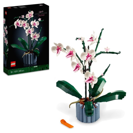 LEGO Icons, Botanical, klocki, kwiaty - Orchidea, 10311 LEGO