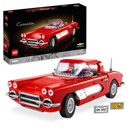LEGO Icons, klocki, samochód, Corvette, 10321 LEGO