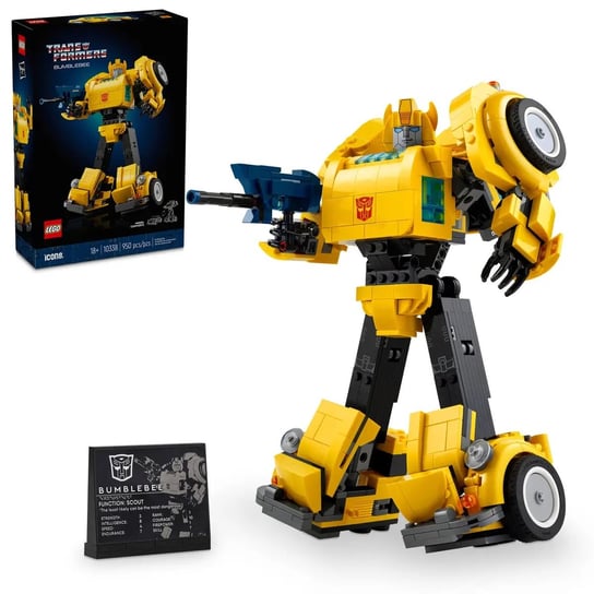 LEGO Icons, klocki, Transformers, Bumblebee, 10338 LEGO