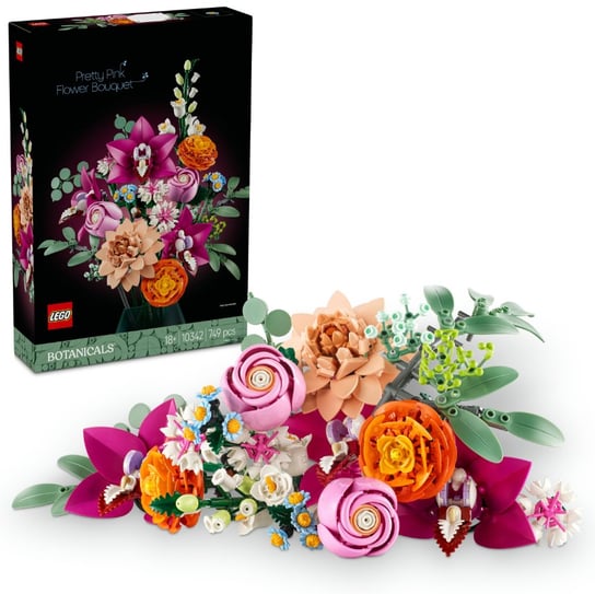 Lego Icons Piękny Bukiet Różowych Kwiatów (Prezent Walentynkowy) LEGO