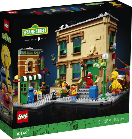 LEGO Ideas, klocki 123 Sesame Street, 21324 LEGO
