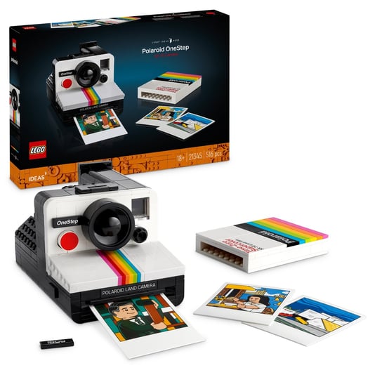LEGO Ideas, klocki, Aparat Polaroid OneStep SX-70, 21345 LEGO