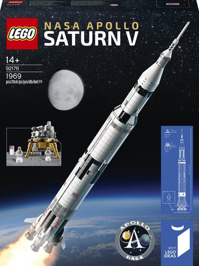 LEGO Ideas, klocki, Rakieta NASA Apollo Saturn V, 92176 LEGO