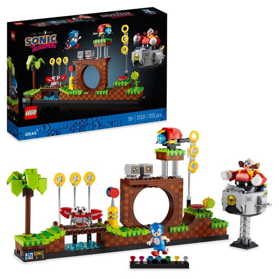 LEGO Ideas, klocki, Sonic The Hedgehog Green Hill Zon, 21331 LEGO