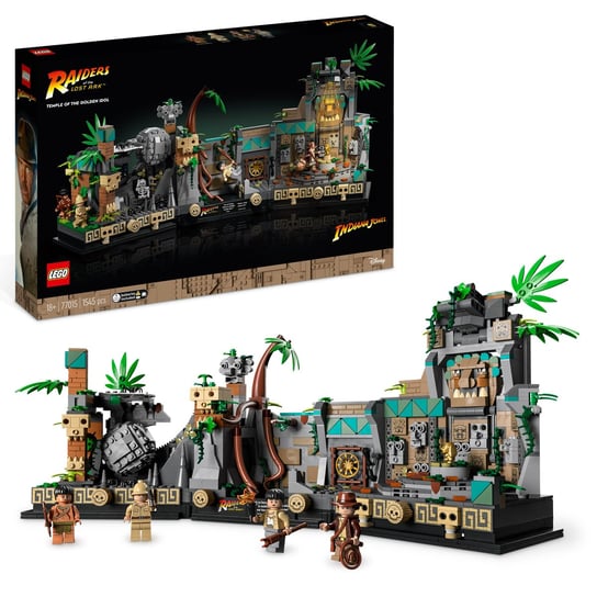 LEGO Indiana Jones, klocki, Świątynia złotego posążka, 77015 LEGO