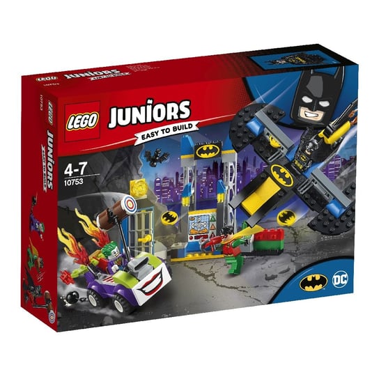 LEGO Juniors, klocki Atak Jokera na jaskinię Batmana, 10753 LEGO