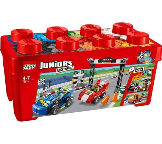 LEGO Juniors, klocki, klocki, Dzień wyścigów, 10673 LEGO