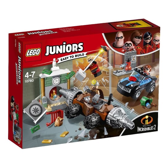 LEGO Juniors, klocki, Napad Człowieka Szpadla na bank, 10760 LEGO