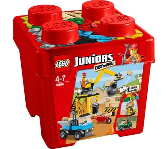 LEGO Juniors, klocki Plac budowy, 10667 LEGO