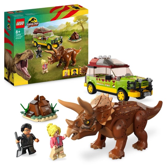 LEGO Jurassic Park, klocki, Badanie triceratopsa, 76959 LEGO