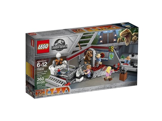 LEGO Jurassic World, klocki Pościg raptorów, 75932 LEGO