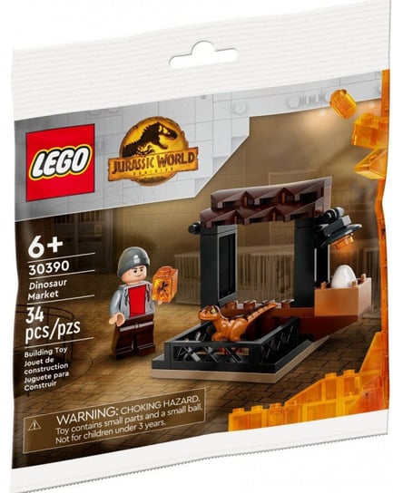LEGO Jurassic World, Klocki, Targ Dinozaurów, 30390 LEGO