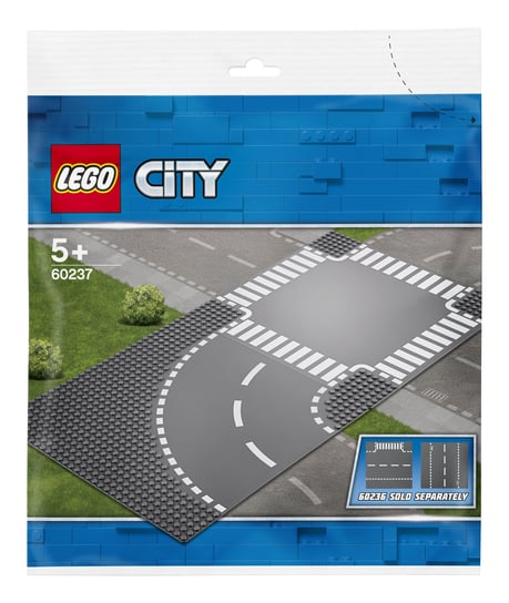 LEGO klocki Zakręt i skrzyżowanie, 60237 LEGO