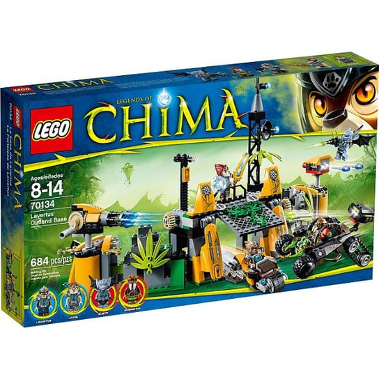 LEGO Legends of Chima, klocki Baza Lavertus Outland, 70134 LEGO