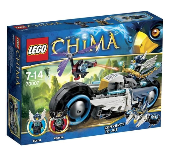 LEGO Legends of Chima, klocki Motocykl Eglora, 70007 LEGO
