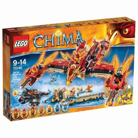 LEGO Legends of Chima, klocki Ognista świątynia Feniksa, 70146 LEGO