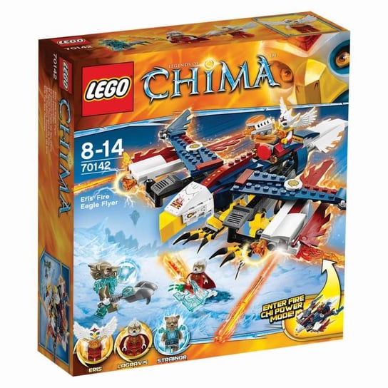 LEGO Legends of Chima, klocki Ognisty pojazd Eris, 70142 LEGO