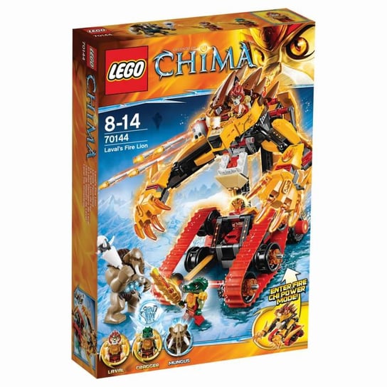 LEGO Legends of Chima, klocki Ognisty pojazd Lavala, 70144 LEGO