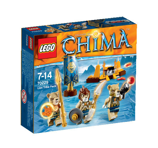 LEGO Legends of Chima, klocki Plemię lwów, 70229 LEGO
