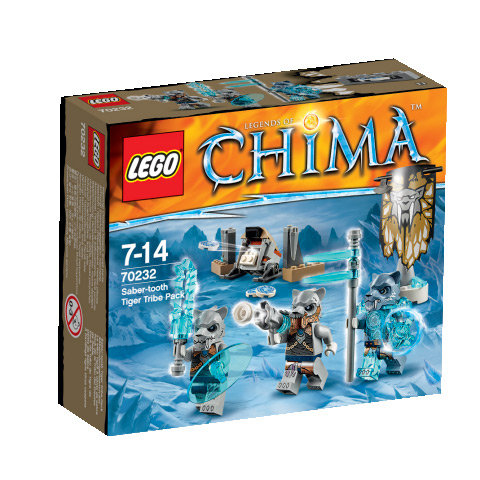 LEGO Legends of Chima, klocki Plemię tygrysów szablozębnych, 70232 LEGO