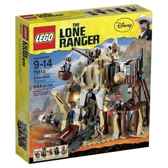 LEGO Lone Ranger, klocki Strzelanina w kopalni srebra, 79110 LEGO