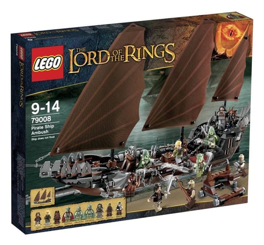 LEGO Lord of the Rings, klocki Zasadzka na statku pirackim, 79008 LEGO