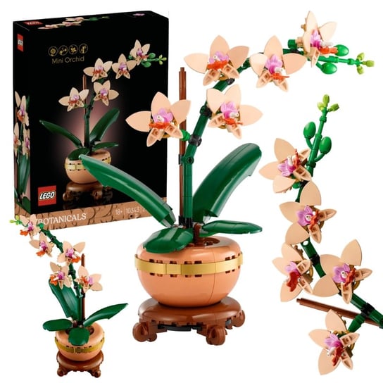 Lego Mała Orchidea 10343 Botanical Icons Bukiet Kwiatów LEGO