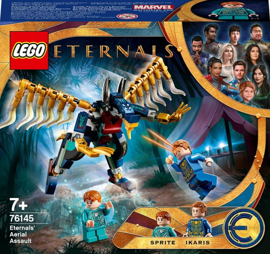 LEGO Marvel, Eternals, klocki Atak powietrzny Przedwiecznych, 76145 LEGO