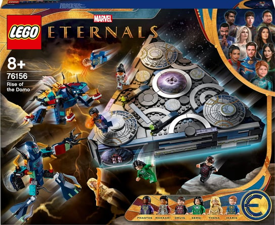 LEGO Marvel, Eternals klocki Domo powstaje, 76156 LEGO