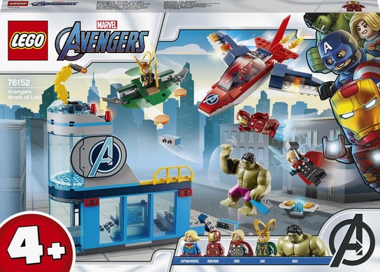 LEGO Marvel, klocki, Avengers, Gniew Lokiego, 76152 LEGO