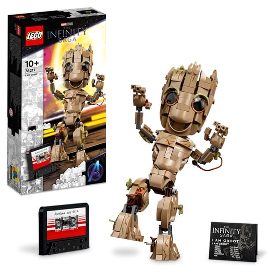 LEGO Marvel, klocki, Avengers, Ja jestem Groot, 76217 LEGO