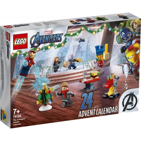 LEGO Marvel, klocki, Avengers, Kalendarz adwentowy Avengers, 76196 LEGO