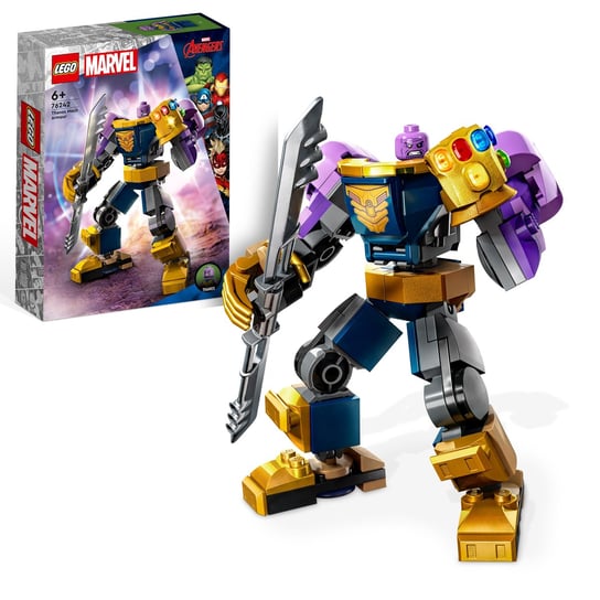 LEGO Marvel, klocki, Avengers, Mechaniczna zbroja Thanosa, 76242 LEGO