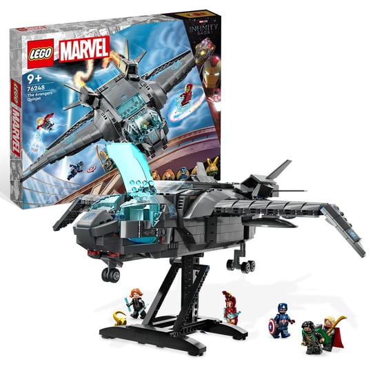 LEGO Marvel, klocki, Avengers, Quinjet Avengersów, 76248 LEGO