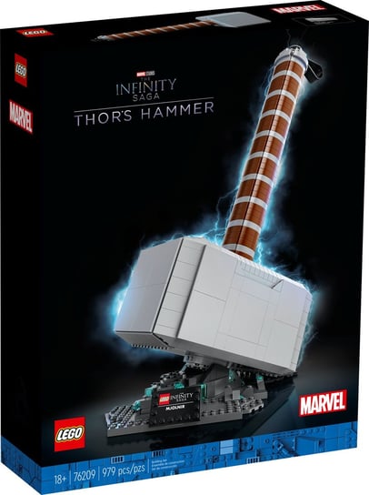 LEGO Marvel, klocki, Młot Thora, 76209 LEGO