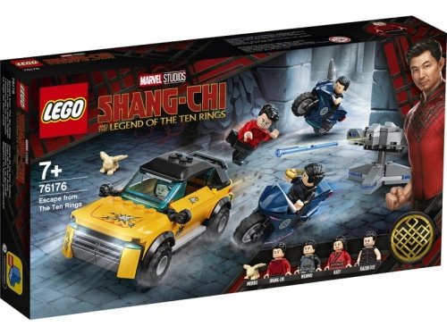 LEGO Marvel, klocki, Shang-Chi, Ucieczka przed Dziesięcioma Pierścieniami, 76176 LEGO