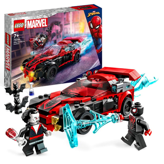 LEGO Marvel, klocki, Spider Man, Miles Morales kontra Morbius, 76244 LEGO